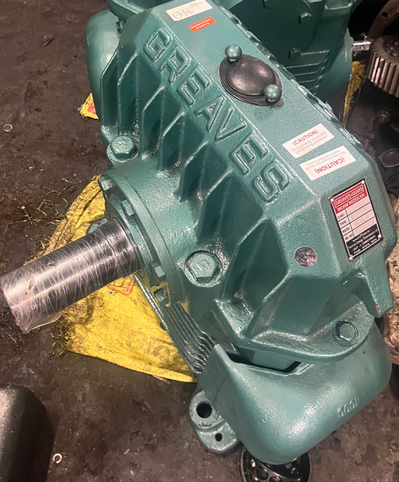 Greaves Worm Gearbox